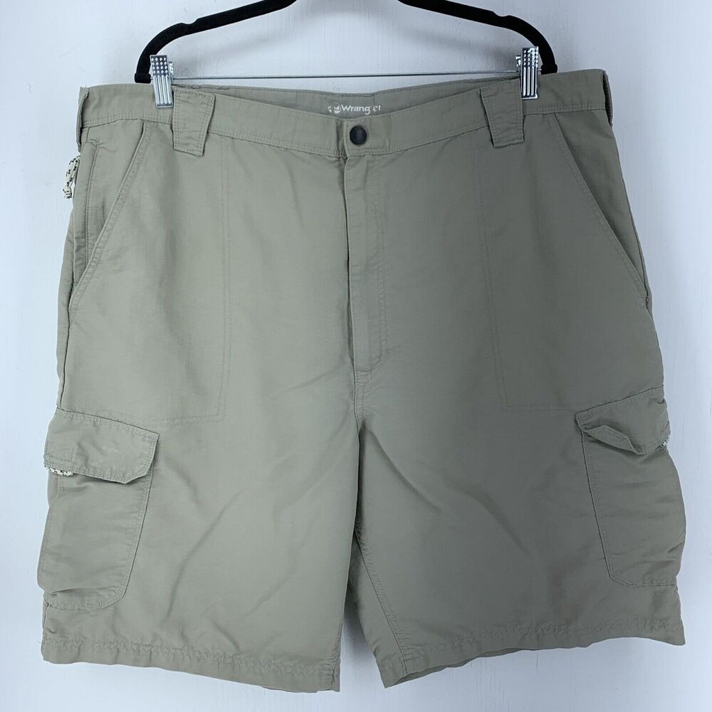Wrangler Mens 42 Shorts Cargo Utility Stretch Outdoor Tech Gorpcore Camp‎ Hiking